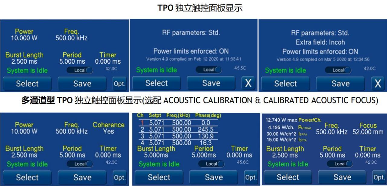 TPO-500 Series聚集超声多功能驱动器